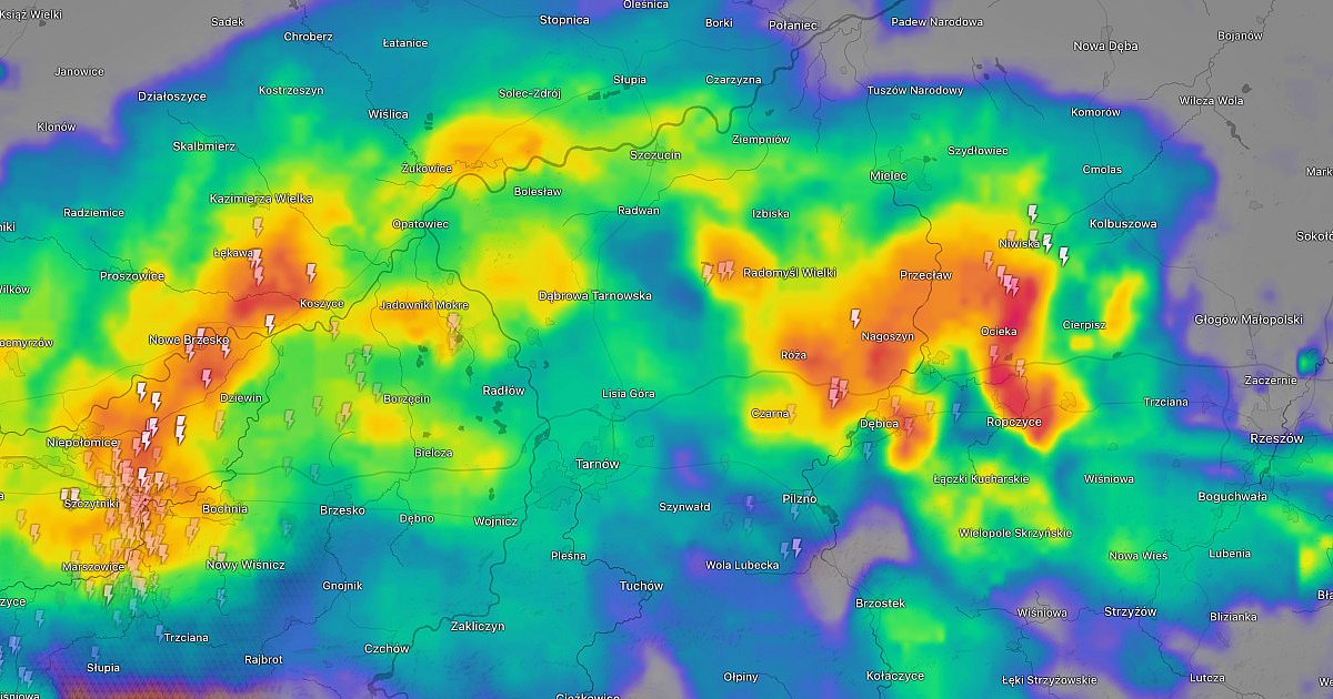 Mielec: gdzie jest burza? - HEJ.MIELEC.PL