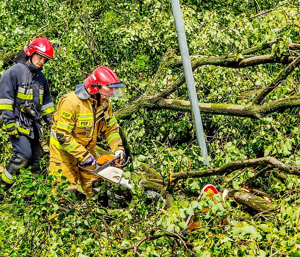 Jedna osoba ranna po przejściu nawałnicy w powiecie mieleckim-98118