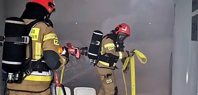 Duże ćwiczenia służb w hali MOSiR. Jest nagranie-98222