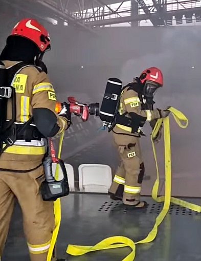 Duże ćwiczenia służb w hali MOSiR. Jest nagranie-98222