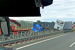 Poważny wypadek na autostradzie A4! Droga w stronę Mielca zablokowana-98226