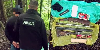 Zatrzymany za przemoc, posiadał broń, ukrył się pod Mielcem-98295