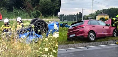 Dwa wypadki na drodze w kierunku Tarnowa-98336