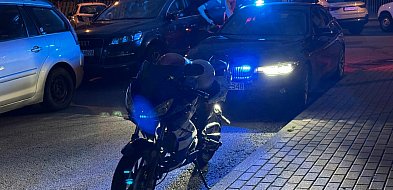 Pijany motocyklista rozbił się w centrum-98453