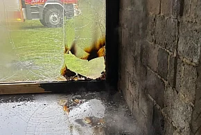 Pożar domu. Szybka akcja służb-98545