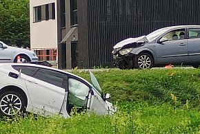 Czołowe zderzenie na obwodnicy Mielca-98604