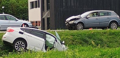 Czołowe zderzenie na obwodnicy Mielca-98604