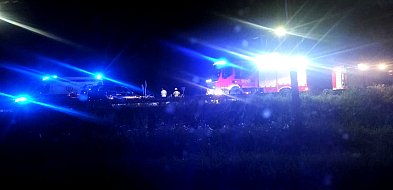 Nocny wypadek na trasie Mielec – Połaniec-99183