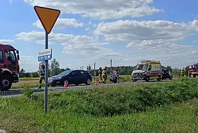 Wypadek motocyklisty na obwodnicy! Jest ranny-99276