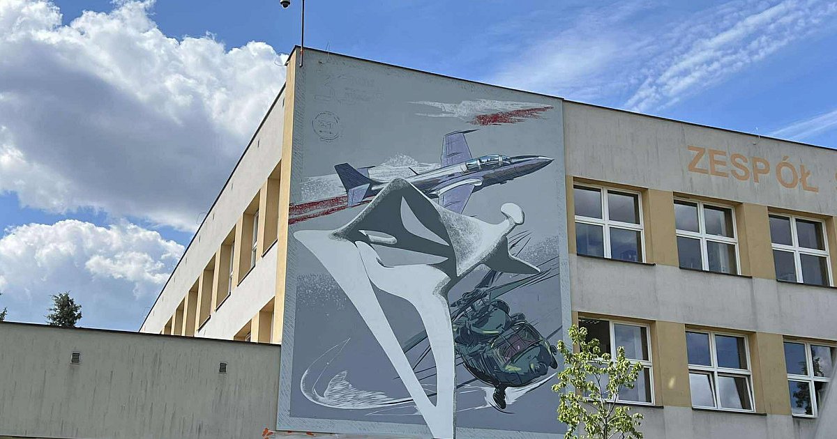 Mural na 30-lecie Specjalnej Strefy Ekonomicznej EURO-PARK Mielec - HEJ.MIELEC.PL
