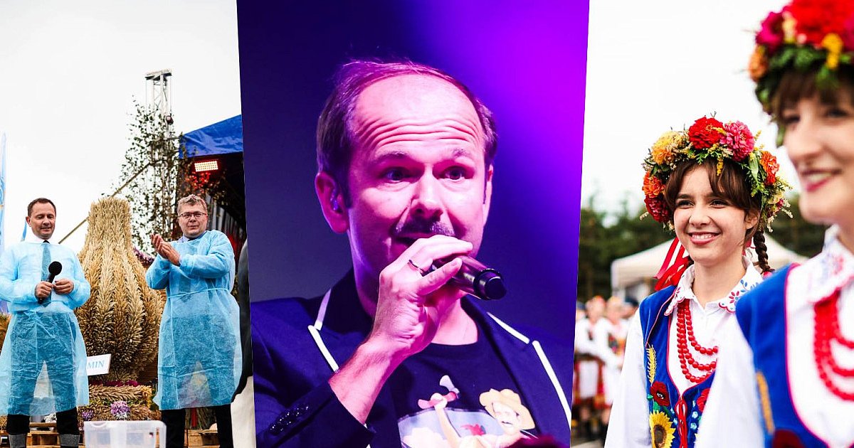 Cały powiat dziękował za plony. Zagrał Sławomir  [FOTO, WIDEO] - HEJ.MIELEC.PL