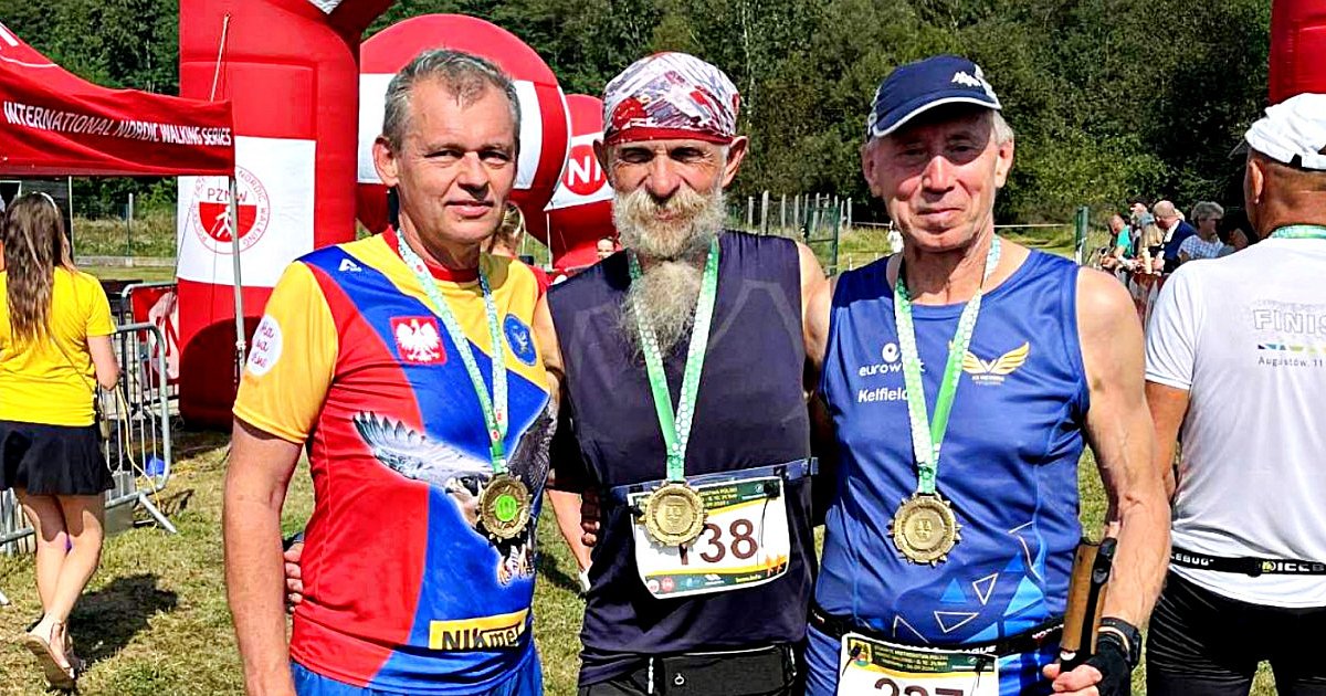 Jerzy Piotr Krakowski wicemistrzem Polski w nordic walking - HEJ.MIELEC.PL