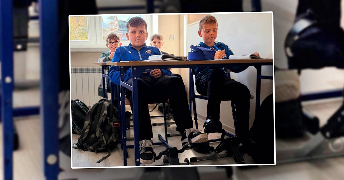 Rowerki pod ławką - mielecka szkoła stawia na ruch podczas lekcji - HEJ.MIELEC.PL