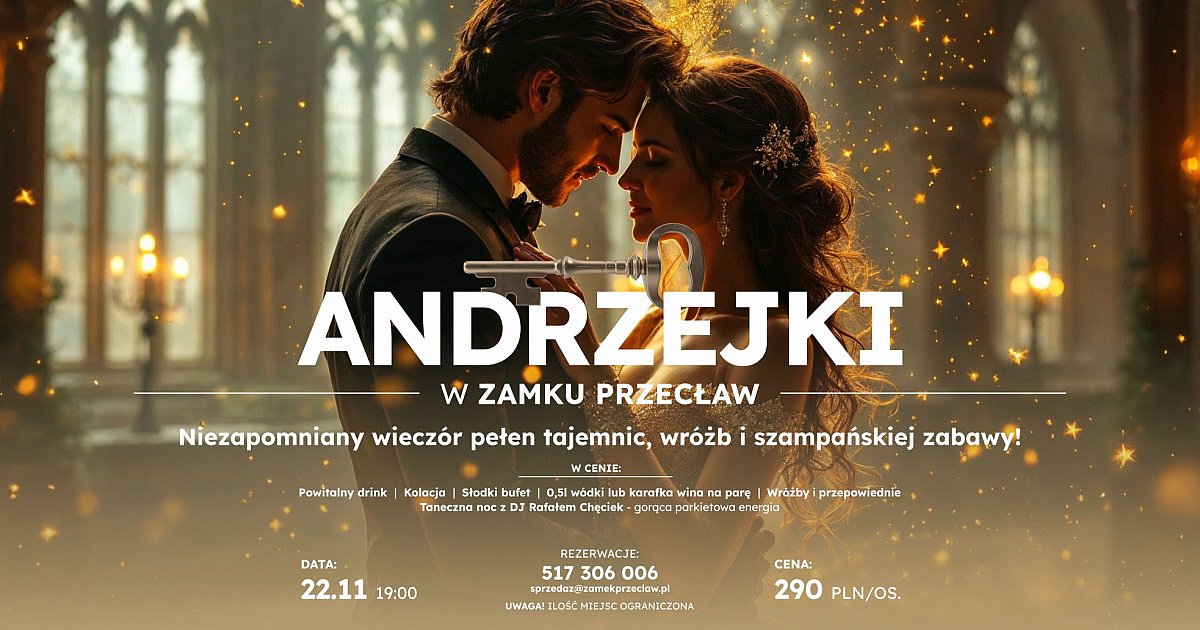 Wyjątkowe Andrzejki w Zamku Przecław: wieczór pełen magii i historii - HEJ.MIELEC.PL