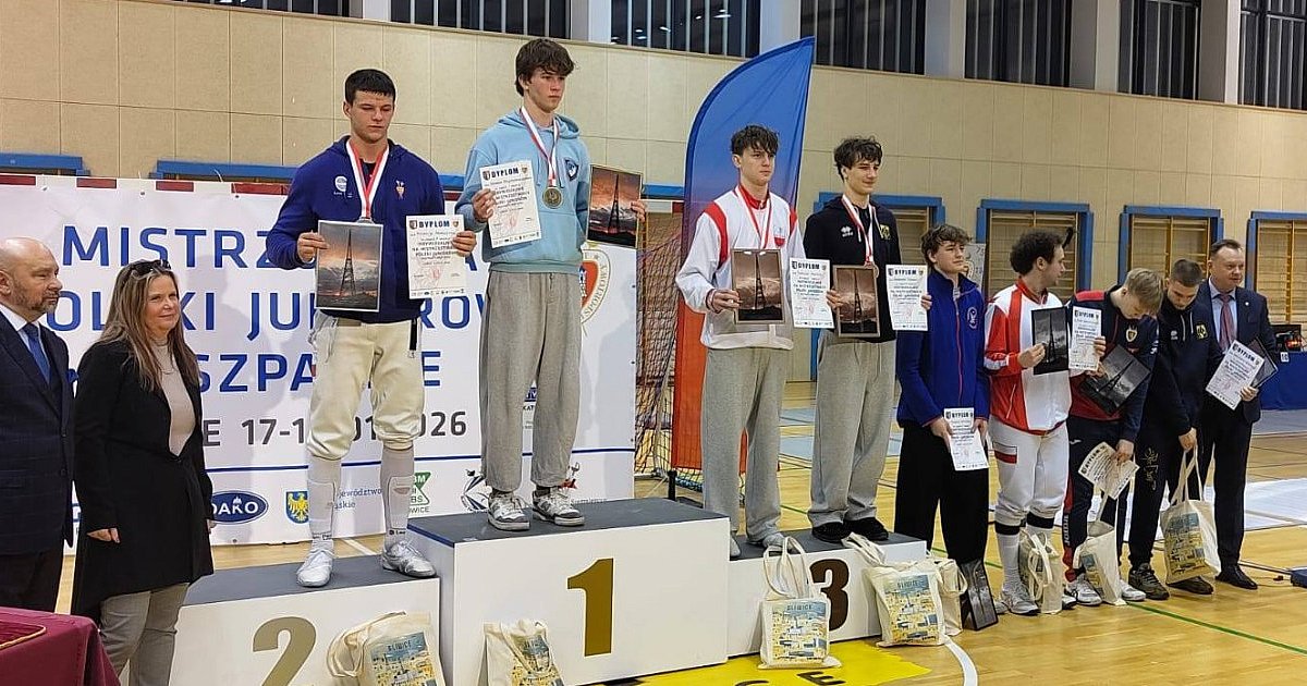 Juniorzy młodsi PTG Sokół Mielec walczyli w Mistrzostwach Polski w szpadzie - HEJ.MIELEC.PL