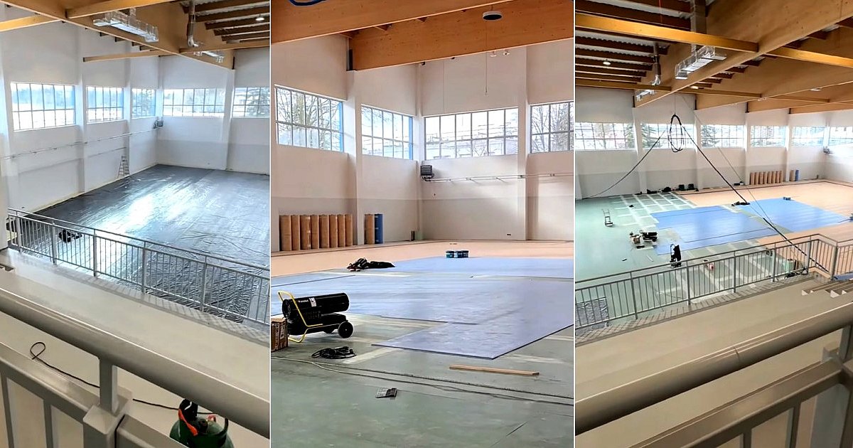 Budowa hali przy II LO na finiszu. Trwają prace wewnątrz - HEJ.MIELEC.PL