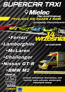 Supercar Taxi - zbiórka na karetkę