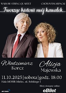 Koncert Alicji Majewskiej i Włodzimierza Korcza
