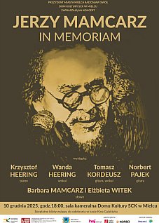 Koncert Jerzy Mamcarz – IN MEMORIAM