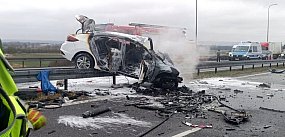 Tragiczny wypadek pod Rzeszowem. Zginęła jedna osoba