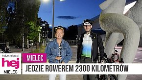 hej.mielec.pl TV: JEDZIE ROWEREM 2300 KILOMETRÓW