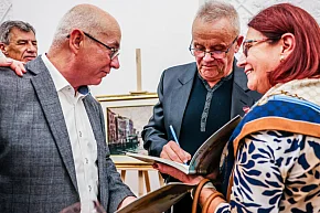 Zamek Przecław: 45-lecie pracy twórczej Mirosława Karapyty-13449