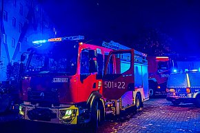 Pożar w mieszkaniu w centrum Mielca-13488