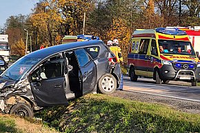 Wypadek drogowy na DW984-13493