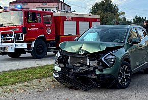 Zderzenie dwóch osobówek w Żarówce-100846