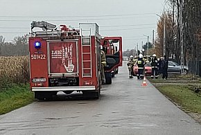 Wypadek z udziałem motocykla w Łysakowie-102032