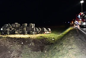 Tragiczny wypadek. Nie żyje kierowca ciężarówki-103584