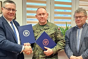 Mieleckie pogotowie będzie szkolić żołnierzy WP-103867