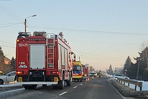 Wypadek na Wojsławskiej. Bus i dostawczak