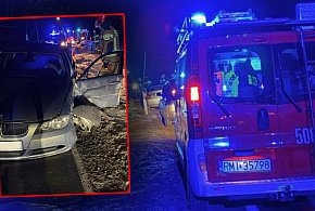 Wypadek w Zgórsku. Pijany kierowca doprowadził do zderzenia na DW984