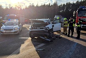 Zderzenie na obwodnicy Mielca. Były utrudnienia