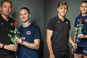 Siatkarki i piłkarze Stali Mielec wzajemnie promują swoje mecze