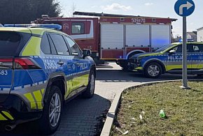 Potrącenie rowerzystki. Kobieta w szpitalu