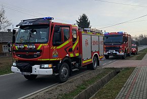 Pożar kuchni w domu jednorodzinnym. Akcja służb