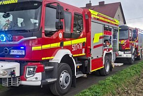 Pożar w Lany Poniedziałek. Strażacy w akcji