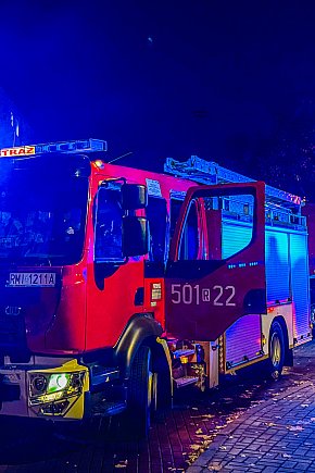 Pożar w mieszkaniu w centrum Mielca-13488