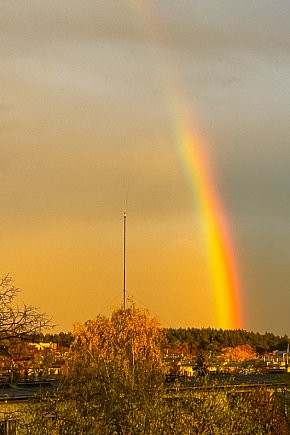 Zjawiskowa tęcza i zachód-13494