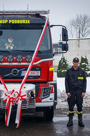 Powitanie wozu w OSP Podborze-13620