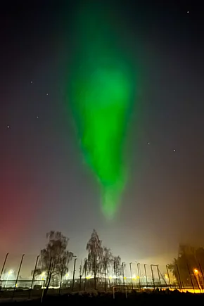 Zorza polarna nad Mielcem-13850