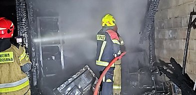 Pożar w Goleszowie. Gasiło kilka zastępów-100896