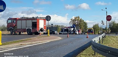 Groźnie na drogach pod miastem. Pożar i wypadek-101202