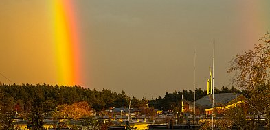 Zjawiskowa tęcza i zachód zapowiedziały silny wiatr [FOTO]-101696
