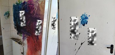 Zdewastowano toaletę publiczną przy bibliotece w Borowej-102161