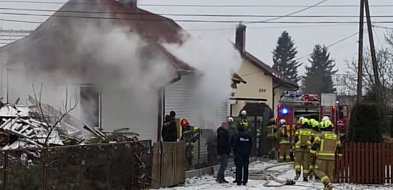Pożar domu w Maliniu! Służby na miejscu-104044