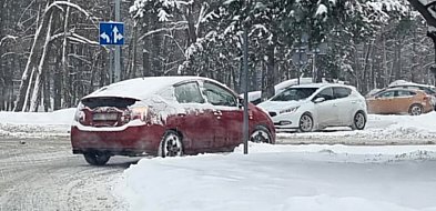 Trudne warunki na drogach. Korki przy podjazdach-104299