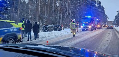 Dachowanie na drodze Mielec - Kolbuszowa-104440